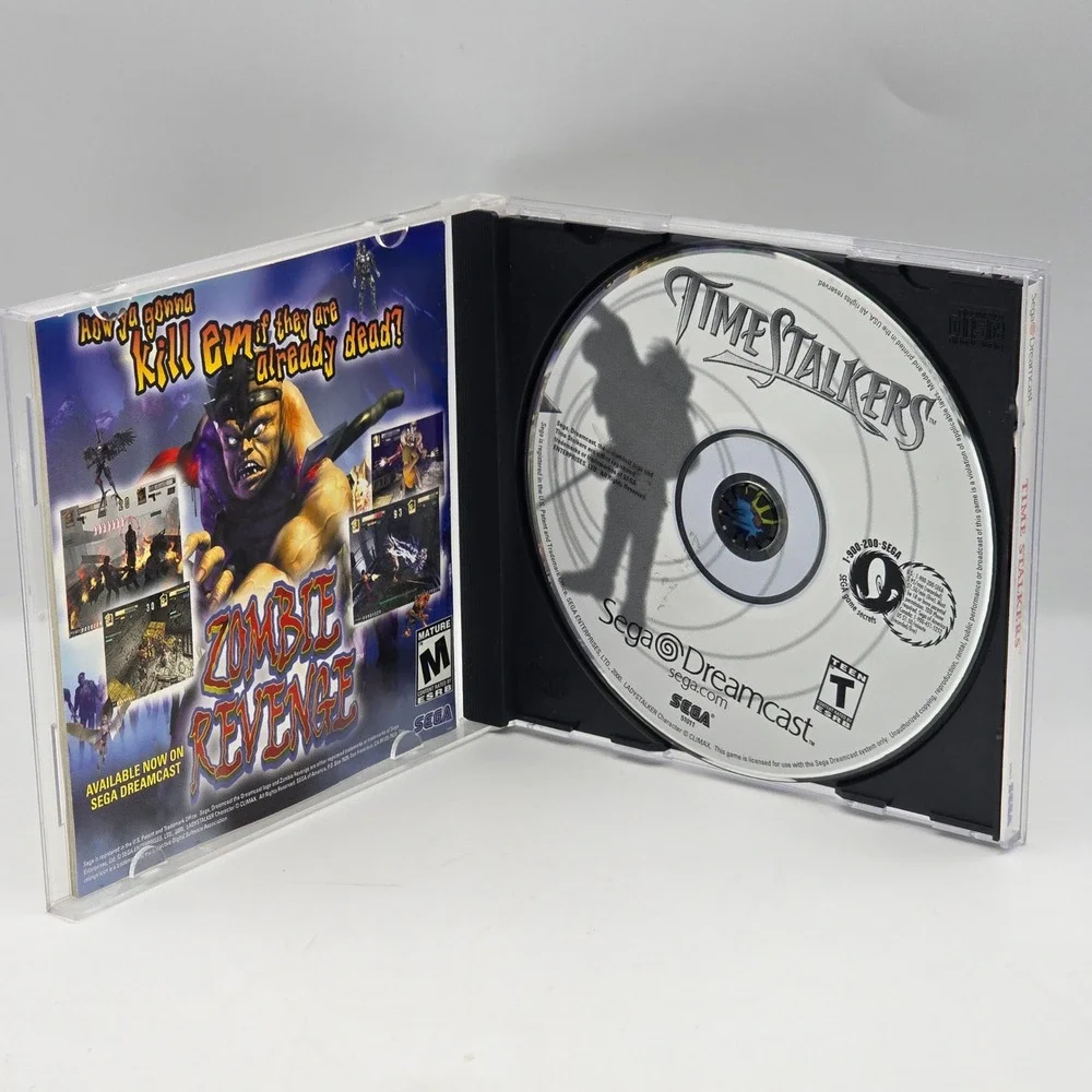 Sega Time Stalkers Dreamcast NTSC-U/C Silver RPG Dungeon Crawler VMU Support